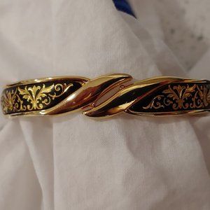 Chokin Art Bracelet with 24k gold highlights